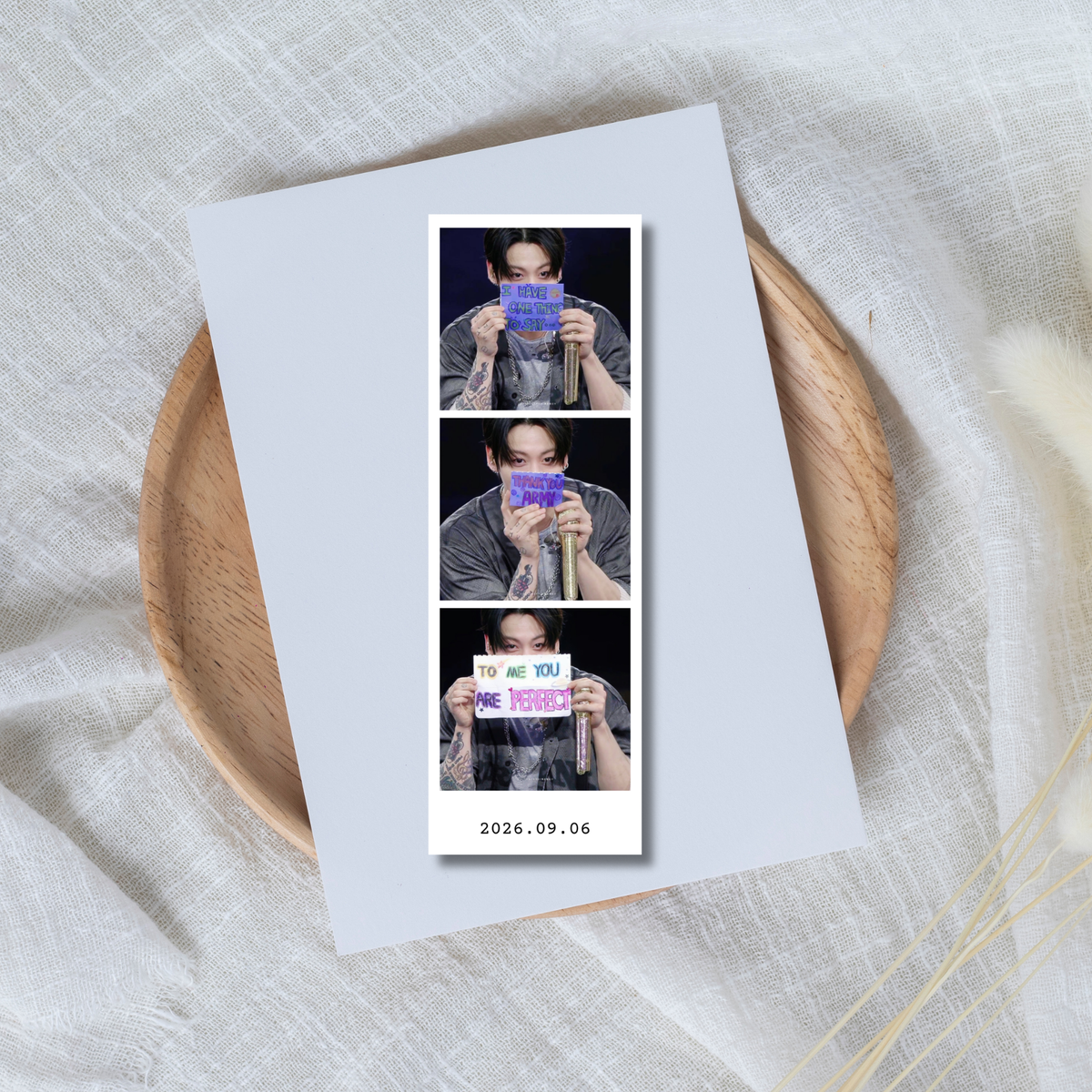 To Me You Are Perfect Photo Booth Style Print
