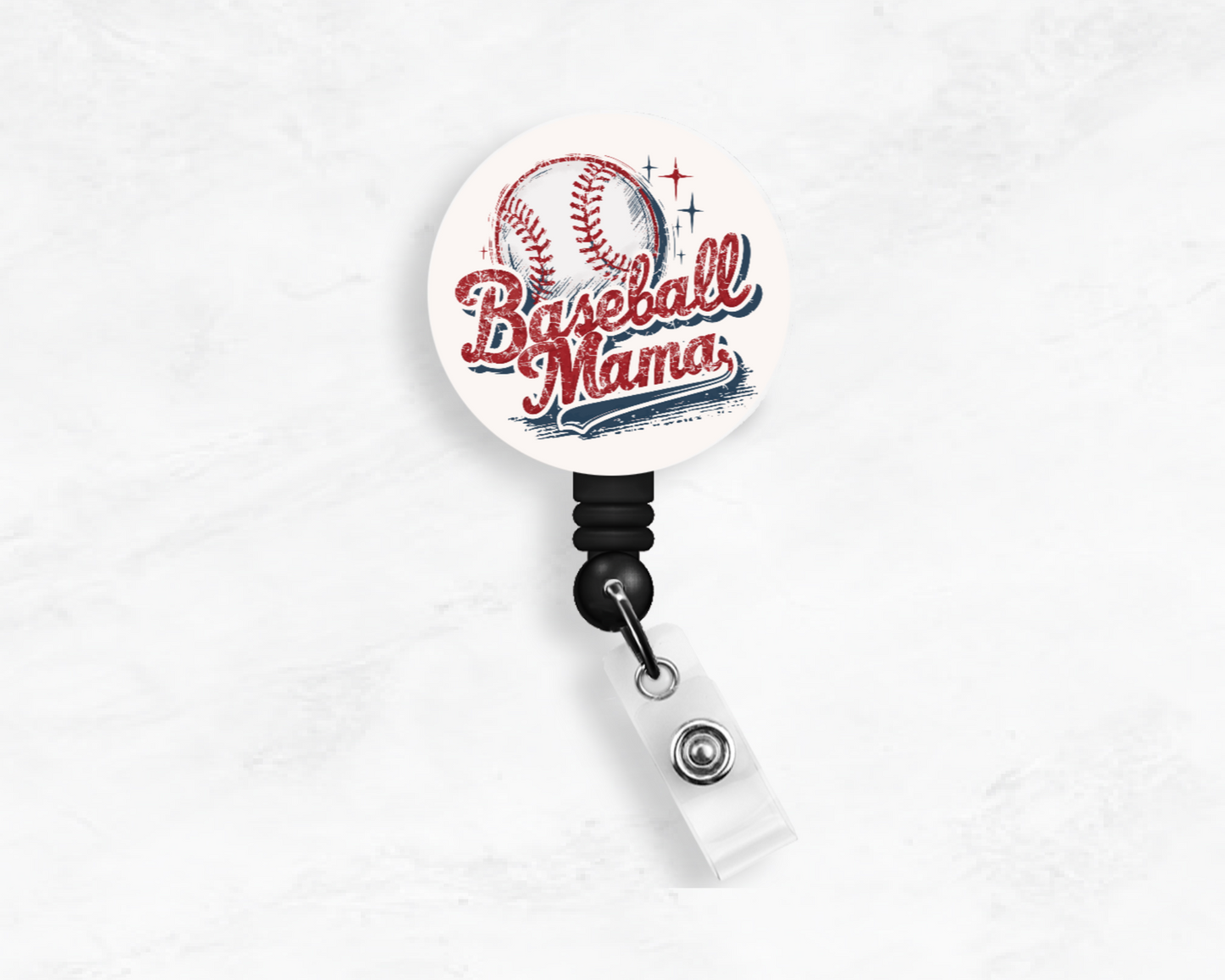 Baseball Mama Badge Reel