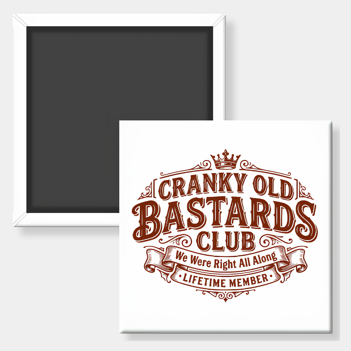 Cranky Old Bastards Club Magnet