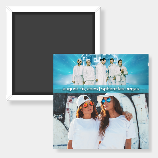 Custom Backstreet Boys Concert Photo Magnet