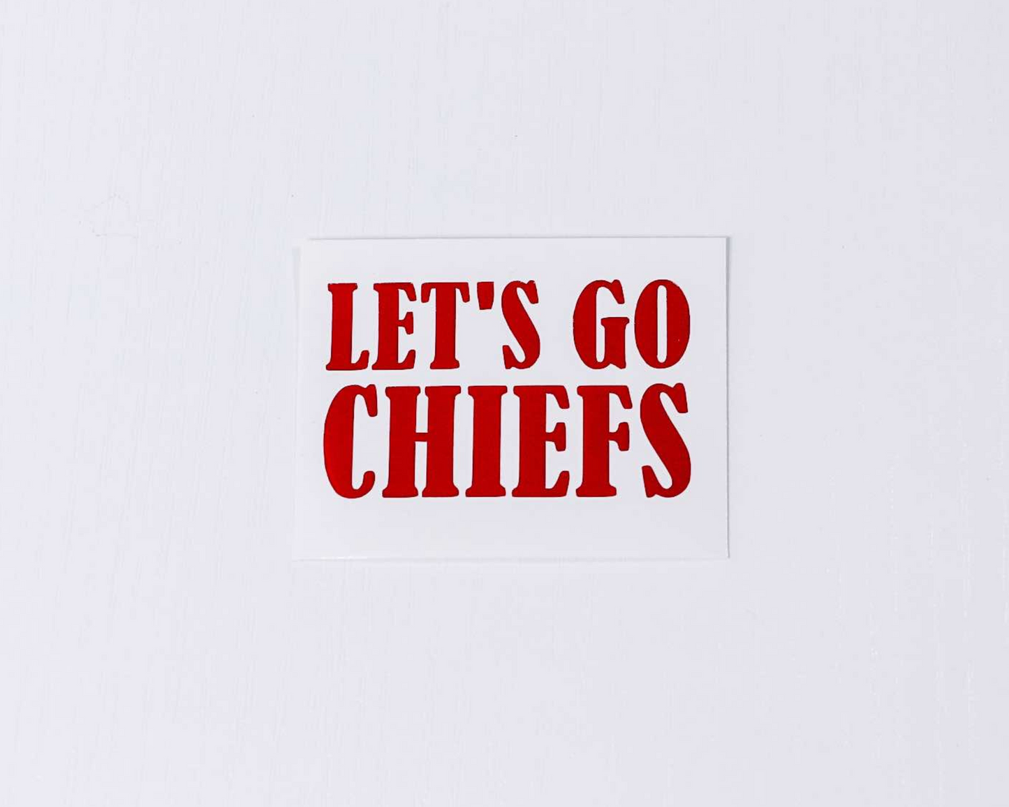 Let's Go Chiefs Decal