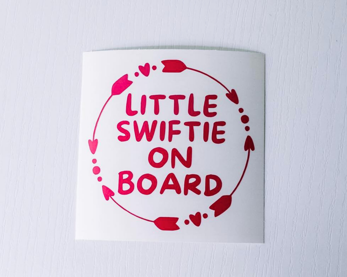Little Swiftie on Board Decal