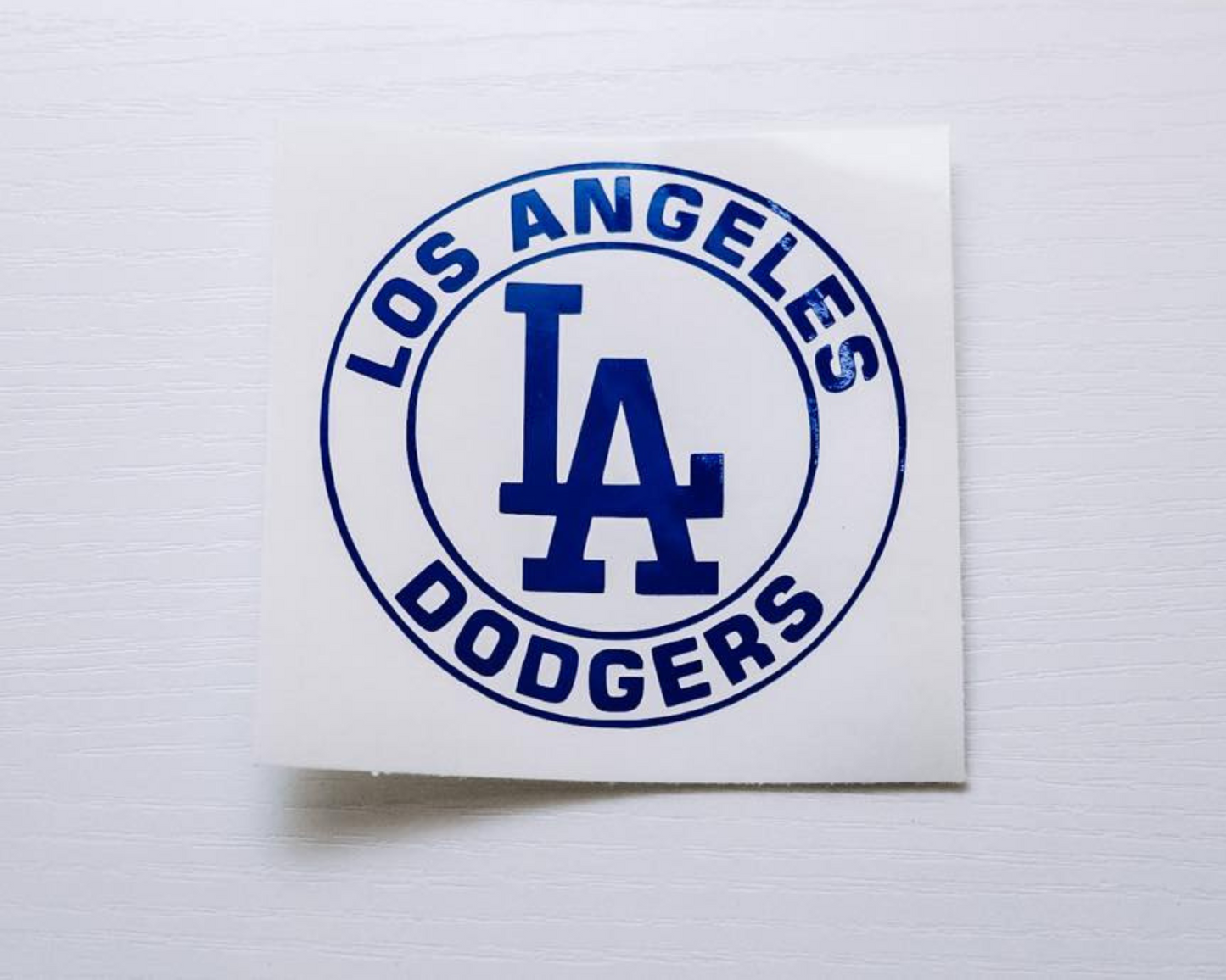 LA Dodgers Round Decal