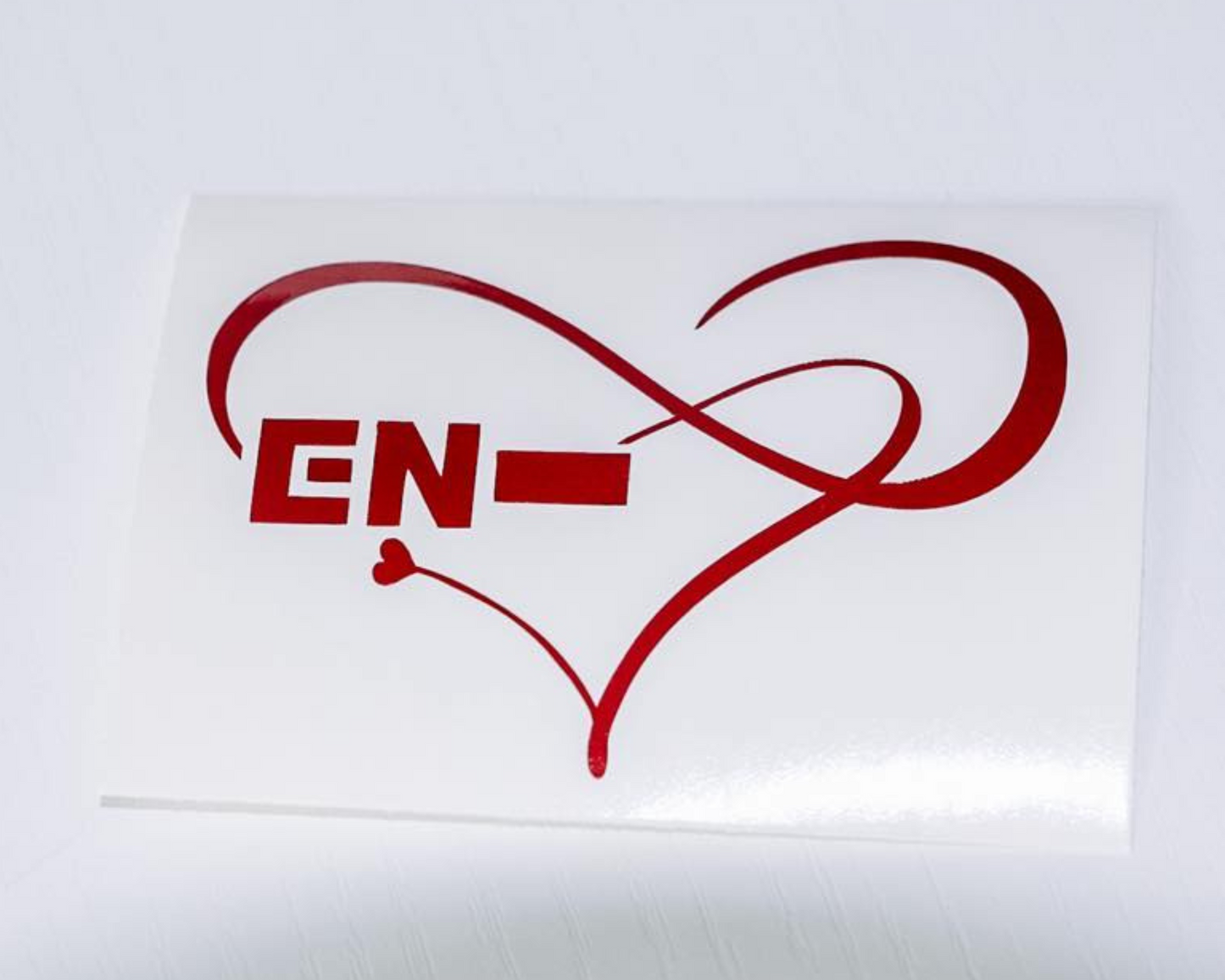 Enhypen Logo with Infinity Heart Decal